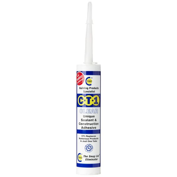 CT1 CT1CLEAR Clear TRIBRID® Multi Purpose Sealant & Adhesive - 290ml