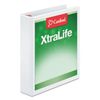 Cardinal XtraLife Non-stick ClearVue Locking Slant-D Ring View Binder 1-1/2"/White