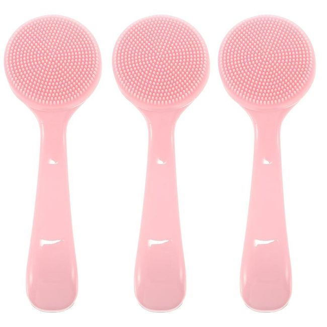 Healeved Power Tools Scrub Cosmetic Brush Gentle Beauty Cleansing Tool Remove Hand Skin Care Girl Exfoliate Massage Face Makeup Lip Feminine Cleaning Instrument Brush Cleaner 5