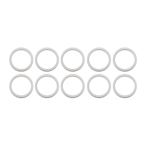 Sterling Seal ORTFE015x10 Number-015 Standard Teflon O-Ring, Outstanding Weather Resistance, Polytetrafluoro-Ethylene, 9/16" ID, 11/16" OD (Pack of 10)
