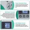 Jadeshay Intelligent Circuit Breaker Switch Current and Voltage Protector 2P AC220V LED Digital Display,with Electric Meter Query Over-under voltage and Overcurrent Function