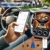 BBQOVN WiFi Bluetooth Wireless Meat Thermometer, 7 Sensors, Blue