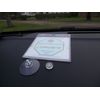 BITS4REASONS - ADI Badge Holder Wallet, and Protector with 1 Low Profile WINDSCREEN Suction Cup