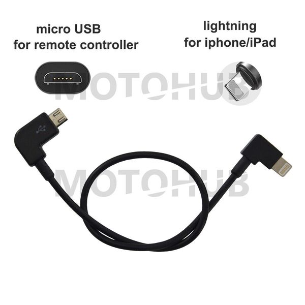 Micro USB Cable for DJI MAVIC PRO AIR Spark / iPad Air Mini 2 3 4 Pro iphone ios