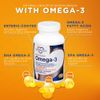 CardioTabs Omega-3 Enteric-Coated Fish Oil Supplements, Triglyceride Form, 1100 mg Total Omega-3 Fatty Acids, Non-Dairy and Gluten-Free, Special Enteric Coated Softgels for No Fishy Burps - 180 Count