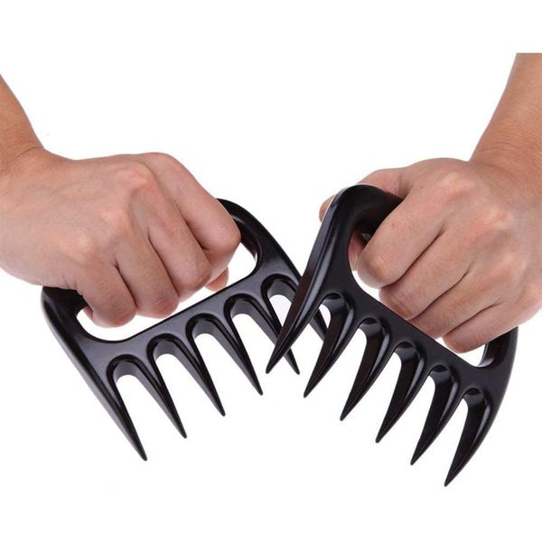 Meat Shredder Claws for Shredding, Bear Meat Paws, Barbecue Tools for Handling Turkey,Chicken and Pulled Pork, BBQ Grill Accessories for Smoker, Kitchen Cooking Gifts for Thanksgiving Christmas(ABS)