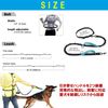 NOELAMOUR Dog Leash Retractable Shoulder Leash with Pull Handle Hands-free Reflector (Red)