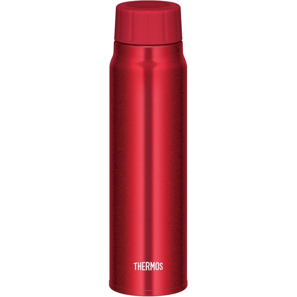 Thermos FJK-500 R Insulated Carbonated Drink Bottle, 16.9 fl oz (500 ml), For Cold Beverages, Red