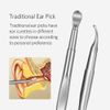 8 Pcs Ear Pick Earwax Removal Kit, Ear Cleansing Tool Set with Storage Box