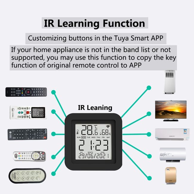 WiFi Controller Temperature Humidity Sensor Smart Remote Control