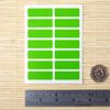Papershop Coloured Labels (x70) - Five Colours - Red, Blue, Green, Yellow & White - Many Uses - Multi-Coloured Rectangular Colour-Coding Stickers