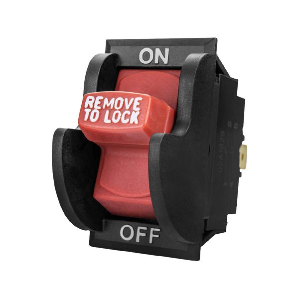 POWERTEC 71353 Safety Toggle Switch – Dual Voltage 125/250v On Off Switch for Power Tools, Fits Table Saw, Router Table, Drill Press, Bench Saw, Band Saw, Dust Collectors