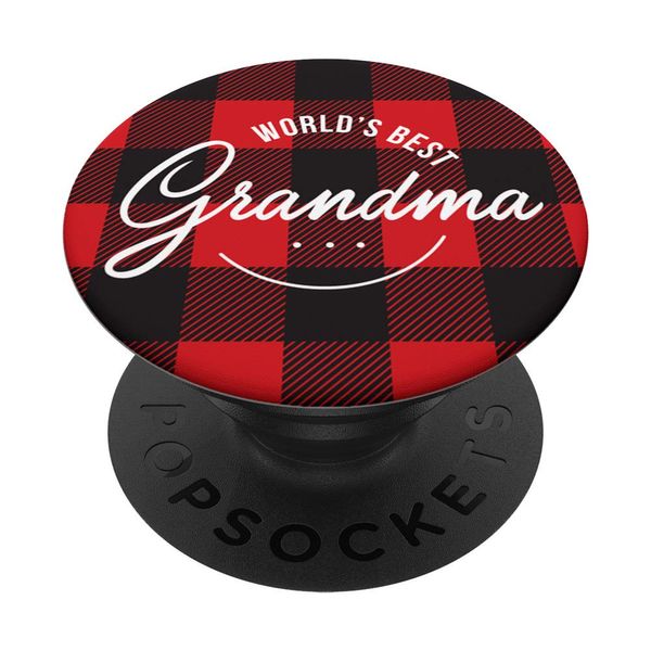 Worlds Best Grandma Lumberjack Buffalo Plaid Gift
