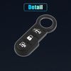X AUTOHAUX 3 Button Auto Remote Fob Case Insert Rubber Keypad Replacement