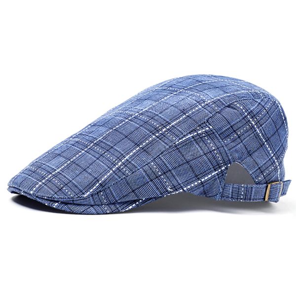 crazy bean Schiebermützen für Herren Plaid Barret Flat Cap Baskenmütze Herren Gatsby Zeitungsjunge Hut