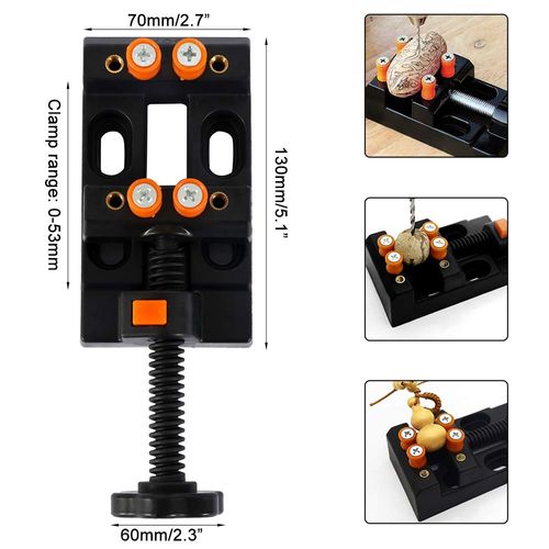 TeamTop Small Tabletop Vise Mini Secure Vice Fine Work Easy Installation Vice Hobby Jewelry Accessories