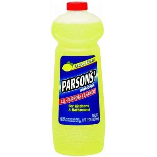 Parsons' All-Purpose Lemon Fresh Ammonia Cleaner, 28 Fl Oz (Pack of 3)