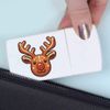 'Gingerbread Rudolph Reindeer' Pill Box with Tablet Splitter (PI00030852)