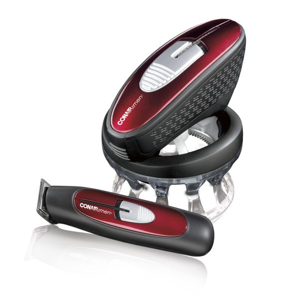 ConairMAN Even Cut Cord/Cordless Rotary Hair Clipper, Lithium Ion Powered with Bonus Trimmer for Men