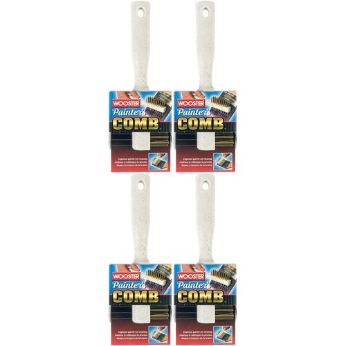 Wooster Brush 1832/1831 1832 Painter's Comb/Wire Brush Pack of 4