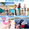 I3 4K Thumb Action Camera, Tiny Size, Mount Anywhere, Small Body Camera with Spr