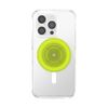 PopSockets Phone Grip Compatible with MagSafe, Phone Holder, Wireless Charging Compatible, Into the Woods - GITD Chartreuly