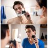 SH60 Replacement Head Blades Series 6000 Fit for Philips 6000 Series Electric Shaver Razors Replacement Blades Compatible with Norelco Shaver Cleaning Brush for S6880/81 S6810/82 S6850/85 Series 6000