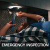 EverBrite Pen Light 300 Lumens Zoomable LED Small Flashlight with Clip Blue