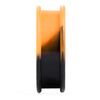 Custom Plugs Marble Orange & Black Silicone Ear Tunnel (20mm)