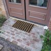 Rubber-Cal "Modern Lattice" - Contemporary Coir Mat