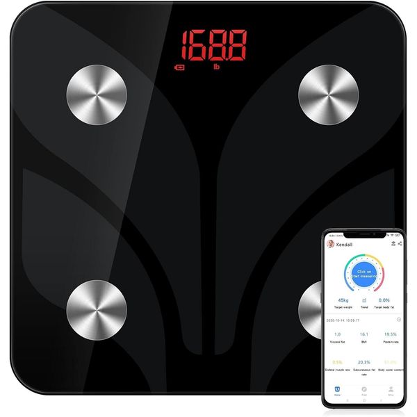 Weight Digital Body Fat Scales: Smart Bluetooth Bathroom Accurate Fit Compositio