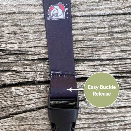 Desert Cactus Belmont Abbey College Lanyard Crusaders Car Keys ID Badge Holder Keychain Detachable Breakaway Snap Buckle (Black)