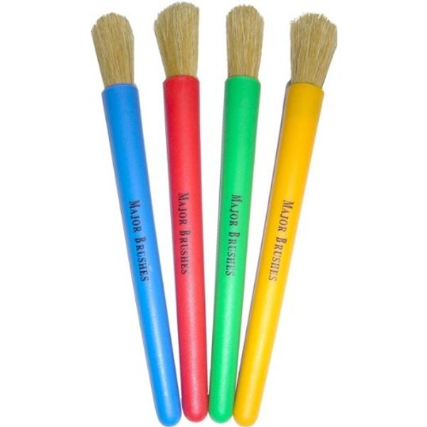 Major Brushes Coloured Junior Chubby Brushes - Pack of 20