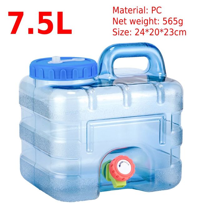 10L PC Water Container Outdoor Large Capacity Water Bucket Hiking