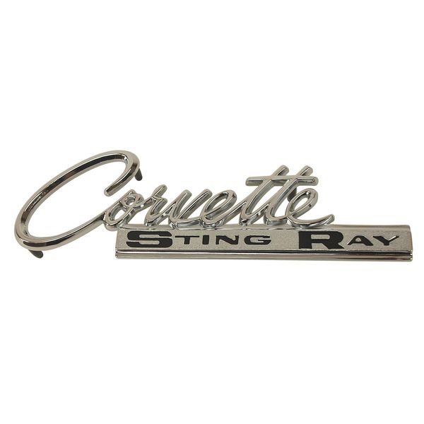 Reproduction Rear Stingray Emblem - for 1963-1965 C2 Corvette