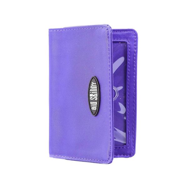 Big Skinny Card Case Slim Wallet, Holds Up to 16 Cards, Purple