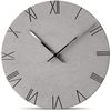 Modern Minimalist Concrete Hiding Gray (Numberless Dial) Silent Wall Clock