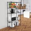 5 Tiers Shelving Storage Rolling Carts Unit Organizer Heavy Duty 