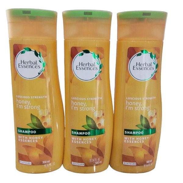 3 Herbal Essences Honey I'm Strong Damage Repair Strengthening Shampoo 10.1 oz
