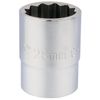 Draper T-MM/B 3/4 Square Drive 12 Point Socket (28mm), Blue, 28 mm