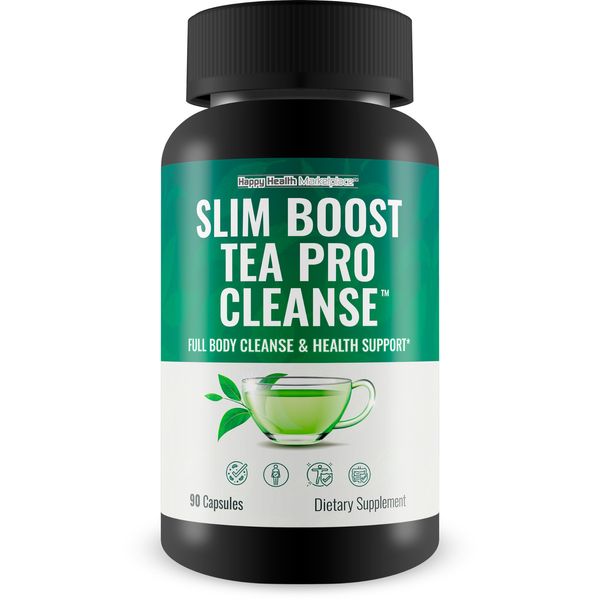 Slim Boost Tea Pro Cleanse - Our Best Gentle Psyllium Husk Cleanse