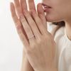 925 Sterling Silver CZ Stackable Statement Ring Eternity Bands for Women