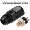 uxcell 1 Set Auto Engine Temperature Cooling Fan Switch Fitting Adapter 12AN 160'F On-145'F Off