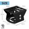 store88 Security Camera Mounting Hardware Gutter Stay Stand Bracket Fixed Clamp Black Set of 2