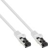 InLine® Patch Cable, S/FTP (PiMf), Cat.8.1, 2000 MHz, Halogen-Free, Copper, White, 5 m