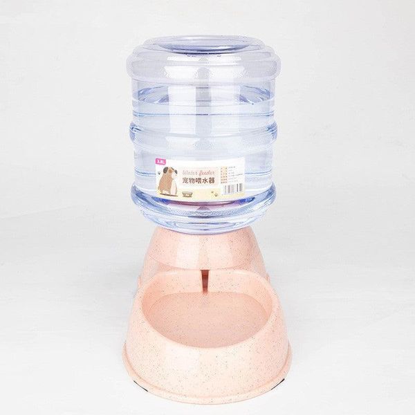 Automatic Pet Feeder And Water Dispenser Combo - Pink / Feeder