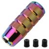 fogman Shift Knob Shift Lever Custom Aluminum Alloy Stick Universal (Rainbow)