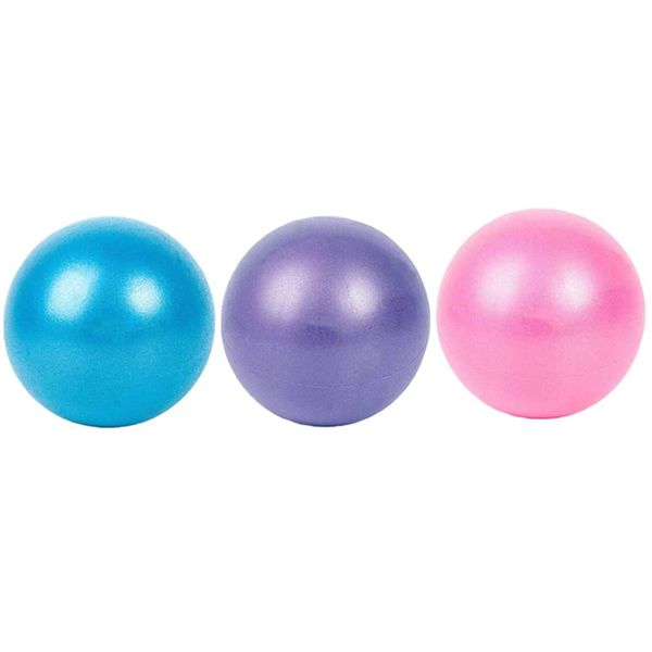 Xinlie Mini Palla per Esercizi Anti Scoppio Palla per Esercizi Mini Pilates Ball Mini Palla per Soft Pilates e Yoga per Esercizi Addominali e Spalla Esercizi di Riabilitazione Core (3 Pezzi)