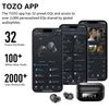 TOZO Active Noise Canceling Wireless Earbuds IPX8 Waterproof Bluetooth Headset