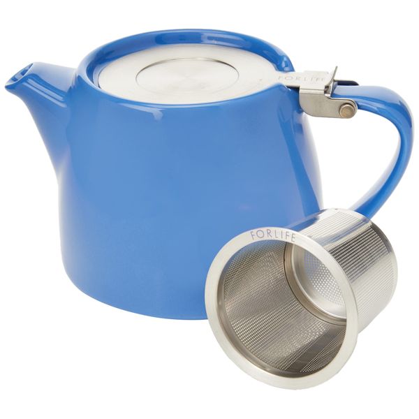 Forlife Stump Teapot, 400 mL, Blue